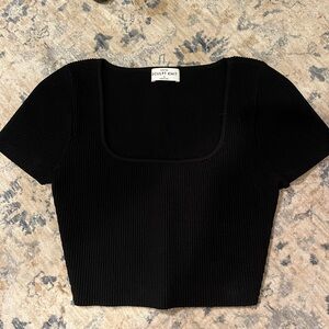 Babaton Black Sculpt Knitwear